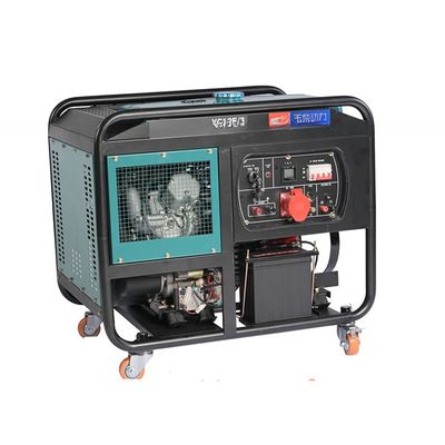 リモートスタート 12.5kVA ディーゼル発電機セット 完全な銅変電器と周波数
