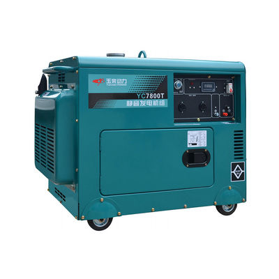 7.0kva サイレント・ディーゼル・ジェネレーターセットと携帯型 230V/400V 定電圧