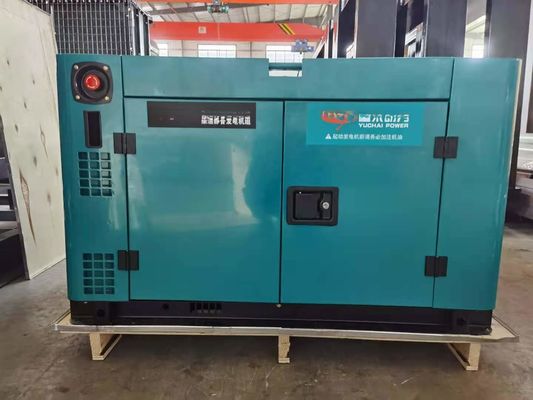10KVA ディーゼル発電機セット 100% フル カッパー 変電器と 24V DC 電動 スタート