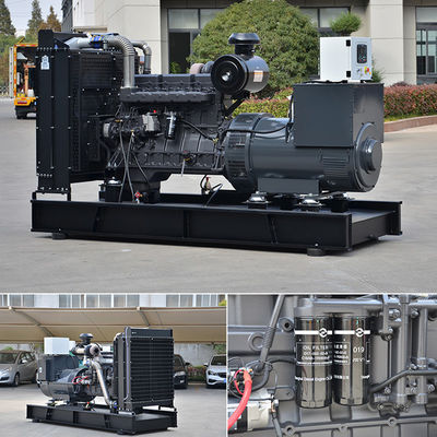 125kva 125kw 屋外用ディーゼル発電機 400v 定電圧 110v の 静かな型 オープン フレーム